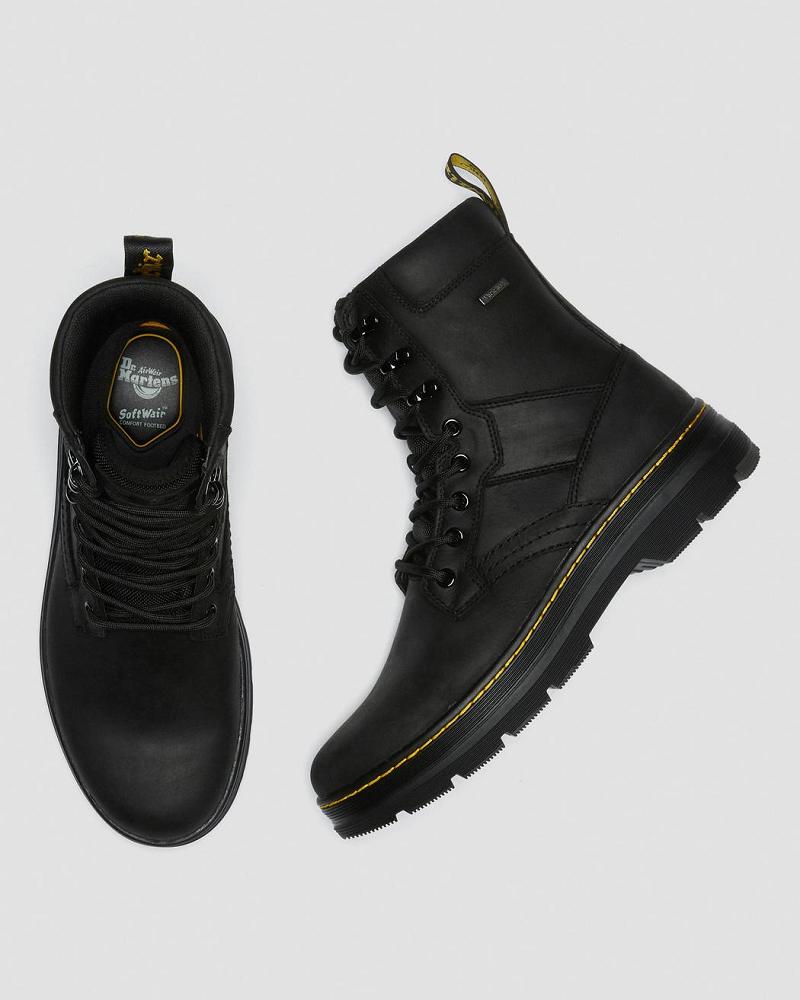 Dr Martens Iowa Vandtætte Poly Ankelstøvler Herre Sort | DK 443SGL